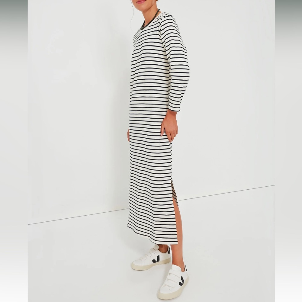 POMANDER PLACE Navy Stripe Gio Maxi Dress - Picture 5 of 12
